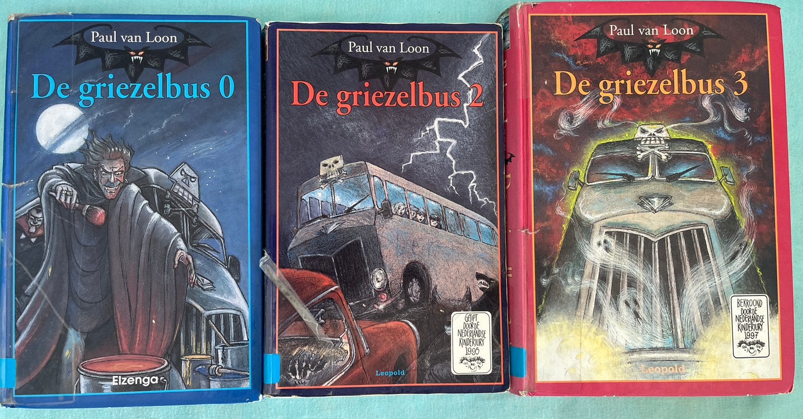 3x boek “de griezelbus” 0, 2 en 3, Boeken, Ophalen of Verzenden, Gelezen