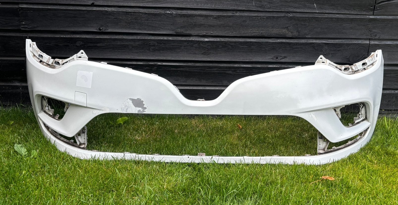 Voorbumper origineel Renault Clio IV facelift wit OV369, Ophalen of Verzenden, Renault, Bumper