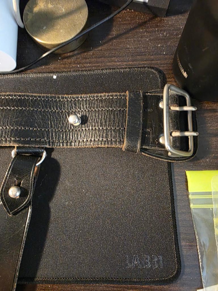 Zwarte Leren Riem met Gesp en Schouderbanden, Kleding | Heren, Riemen en Ceinturen, Onbekend, Riem of Ceintuur, Gedragen, Echt leder