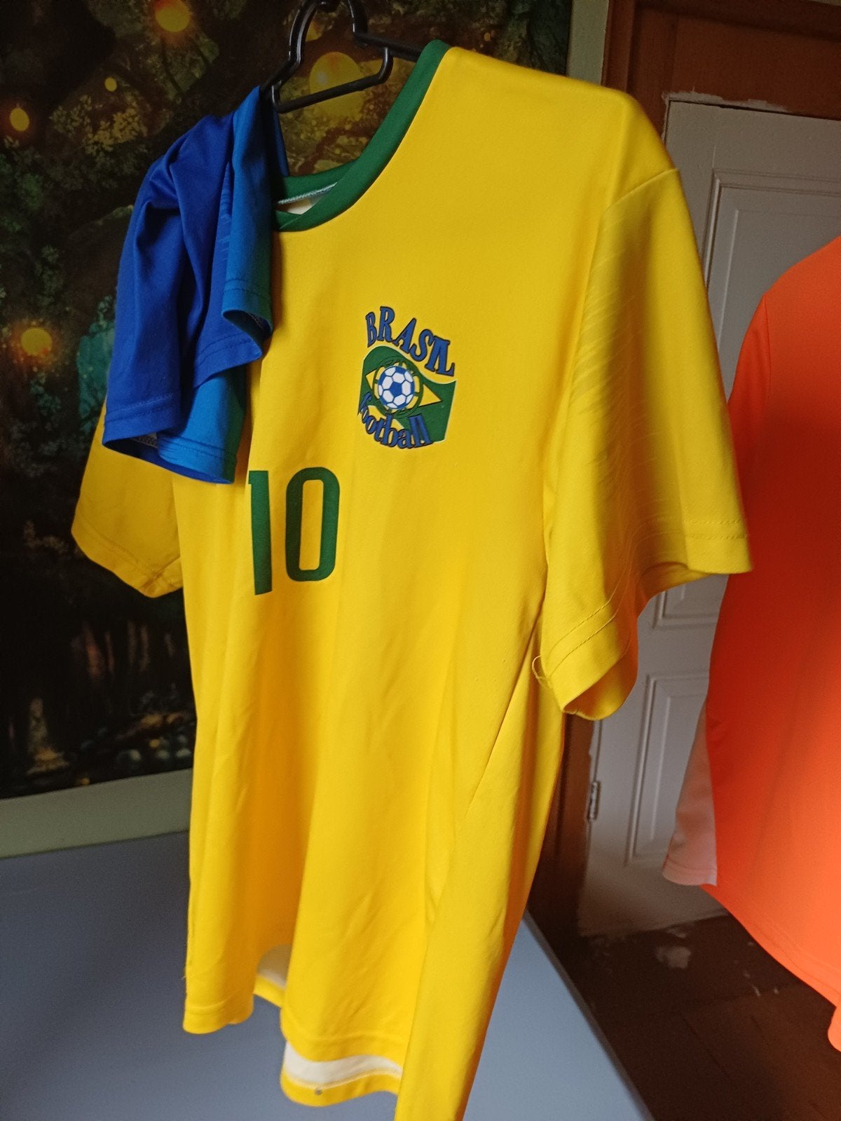 Neymar Jr. Brazilië Voetbalshirt Maat M, Onbekend, Maat 48/50 (M), Geel, Ophalen of Verzenden