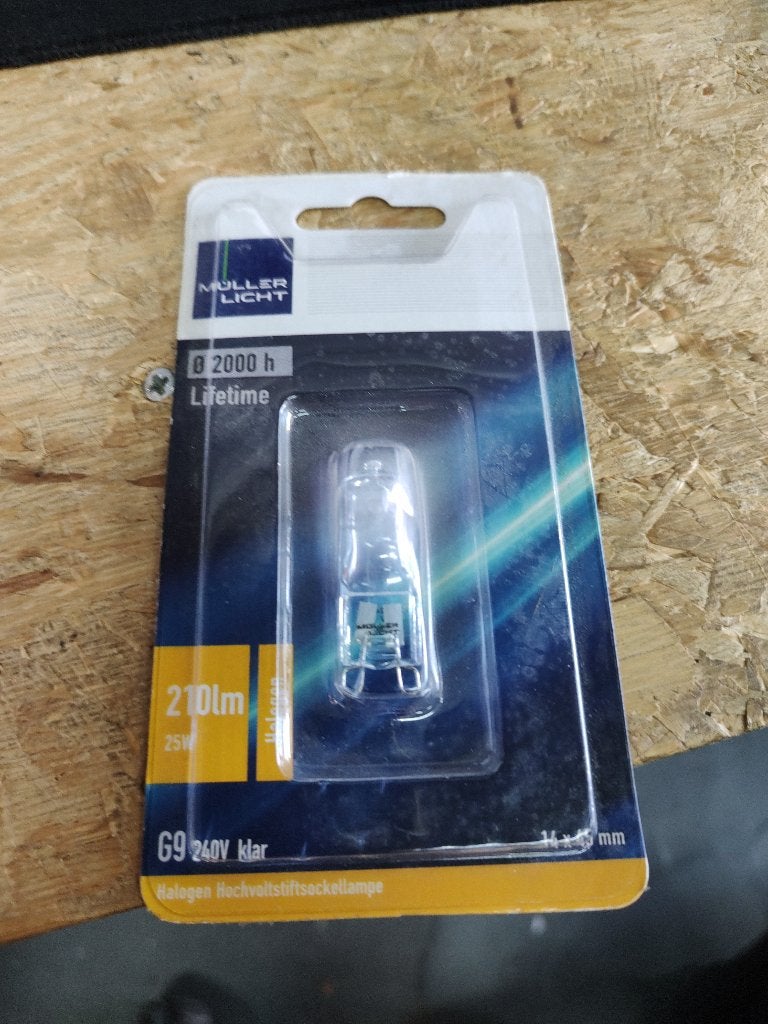 Müllerlicht 25W halogeen lampjes, Ophalen, Zo goed als nieuw
