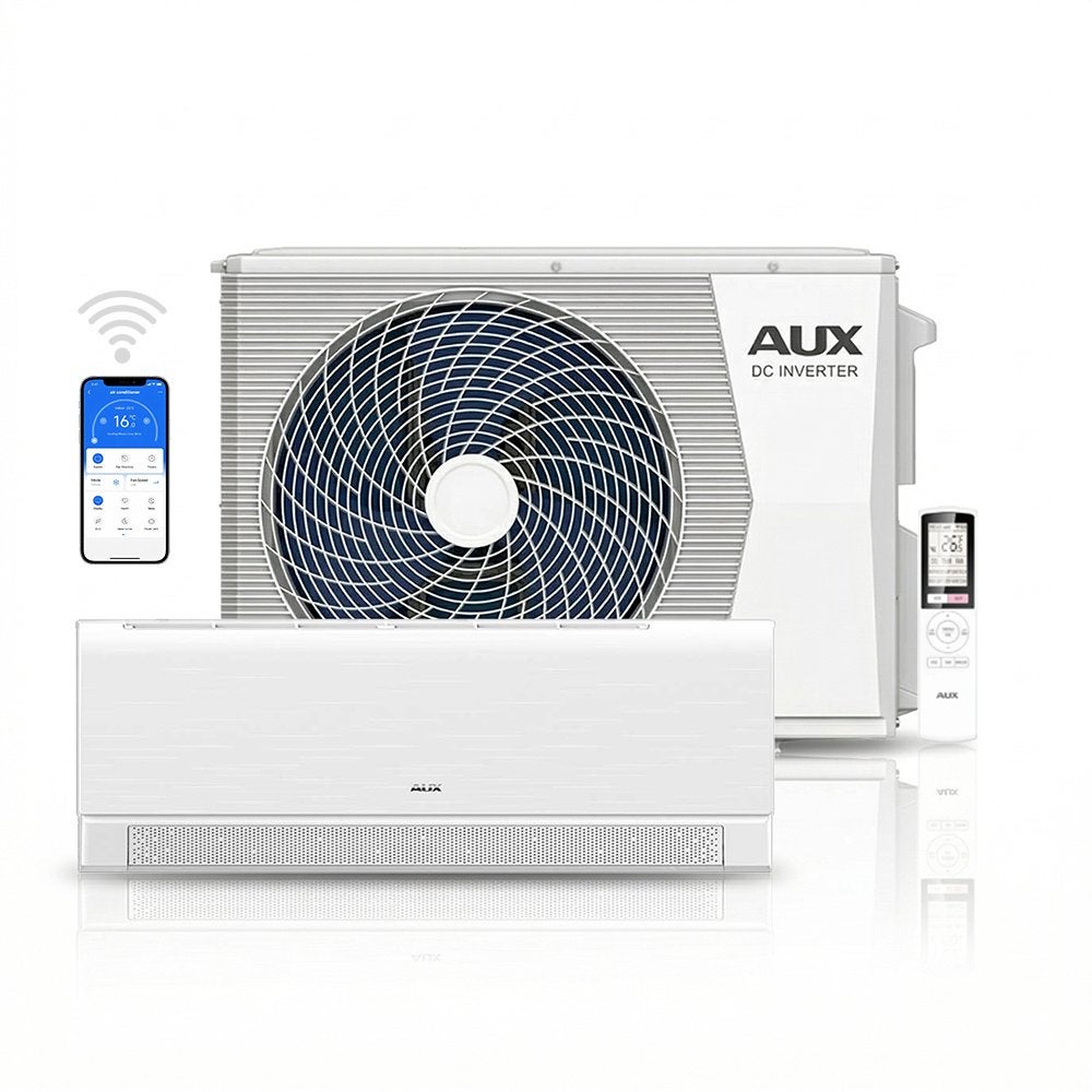 2x Split-unit Airco met aansluitset (nieuw, ook los te koop), Witgoed en Apparatuur, Airco's, Nieuw, Wandairco, 60 tot 100 m³