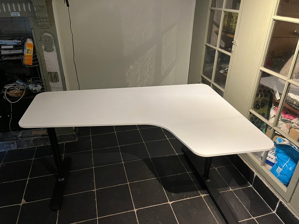 royaal  zit-sta bureau, Ophalen, Zit-sta bureau, 160 cm, In hoogte verstelbaar