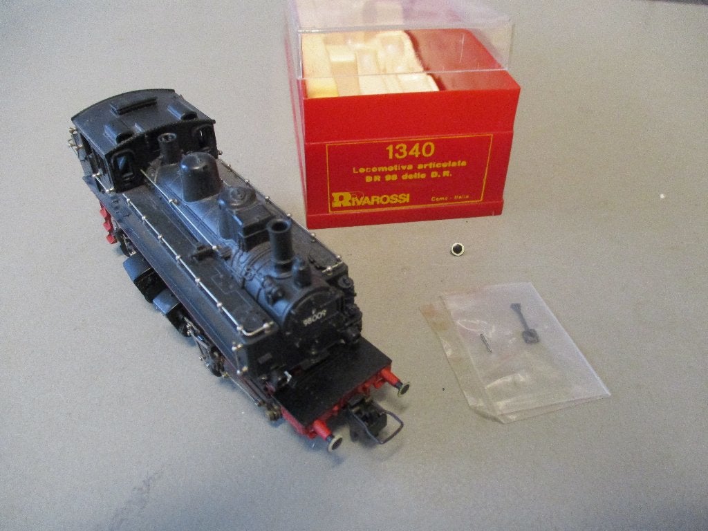 Rivarossi BR 98009 Delle DR no 1340, Zo goed als nieuw, Analoog, Ophalen, Overige merken