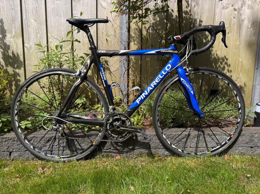 Pinarello Paris Campagnolo Record Carbon Maat 56, Carbon, Zo goed als nieuw, Meer dan 20 versnellingen, 53 tot 57 cm