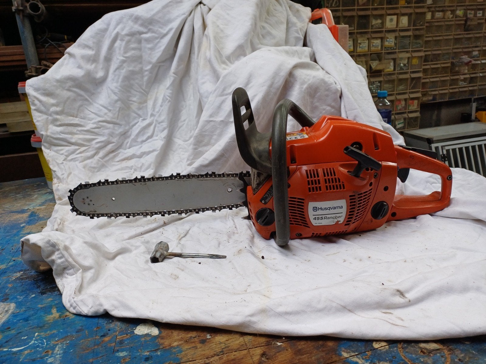 husqvarna kettingzaag 455 rancher, Ophalen, Gebruikt, Kettingzaag, 30 tot 70 mm