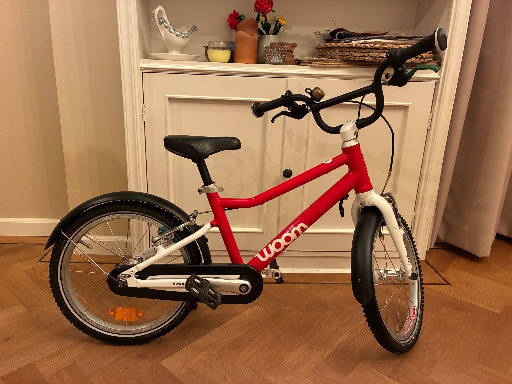 Woom 3 Kinderfiets - 16 inch, Ophalen, Velgrem, Woom, 16 tot 20 inch