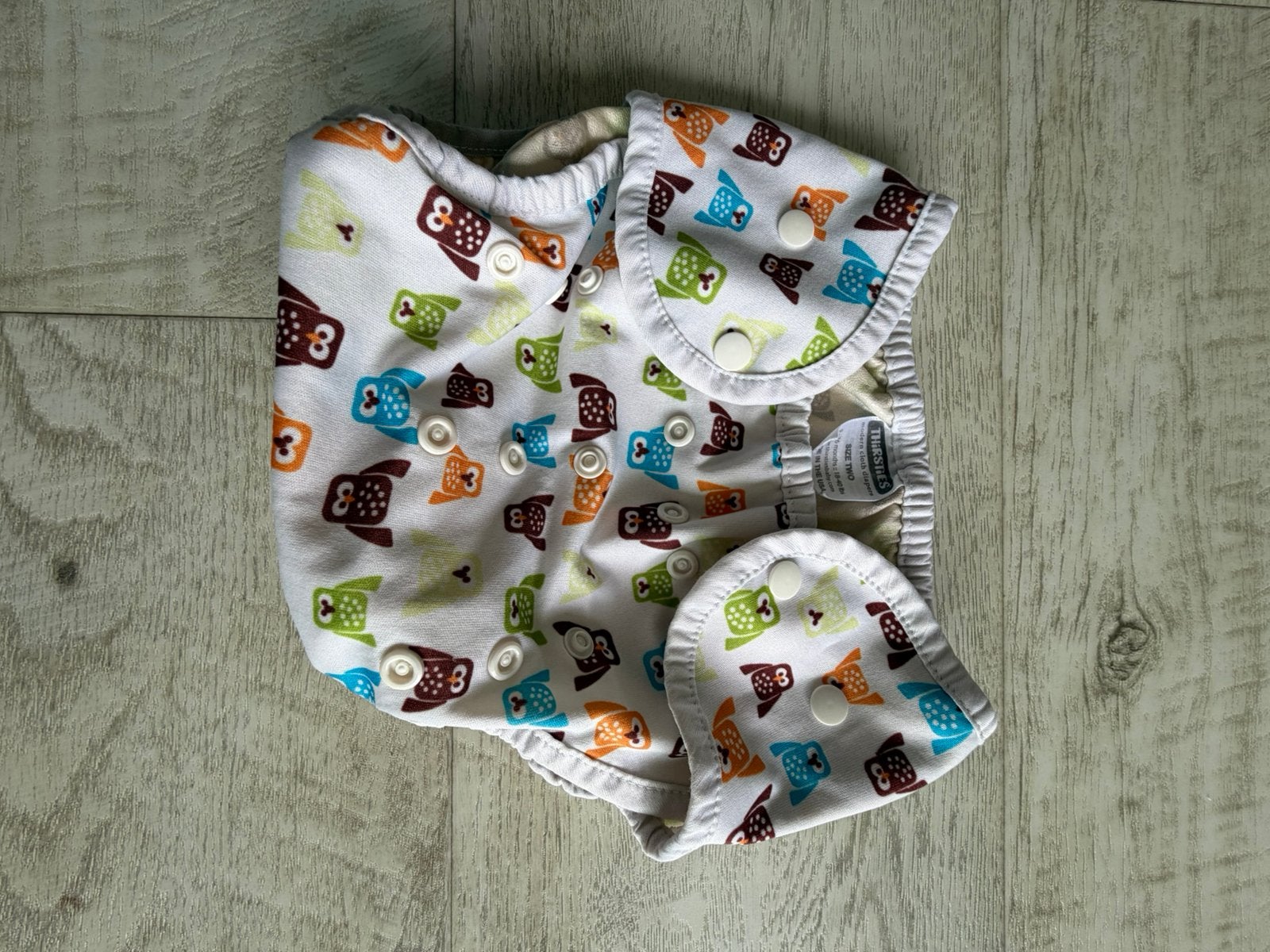Wasbare luier overbroekje Thirsties size 2 = 4-15kg, Kinderen en Baby's, Ophalen of Verzenden, Zo goed als nieuw, Overige typen