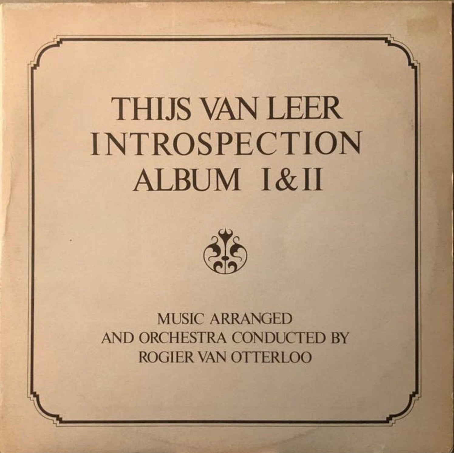 Vinyl Thijs van Leer - Introspection I & II, Verzenden, Gebruikt