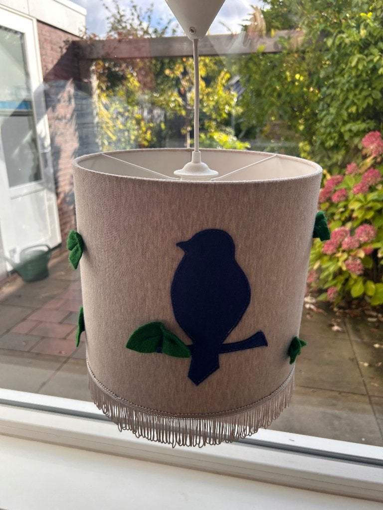 Kinderlamp, Ophalen, Zo goed als nieuw, Ophangbaar, Grijs