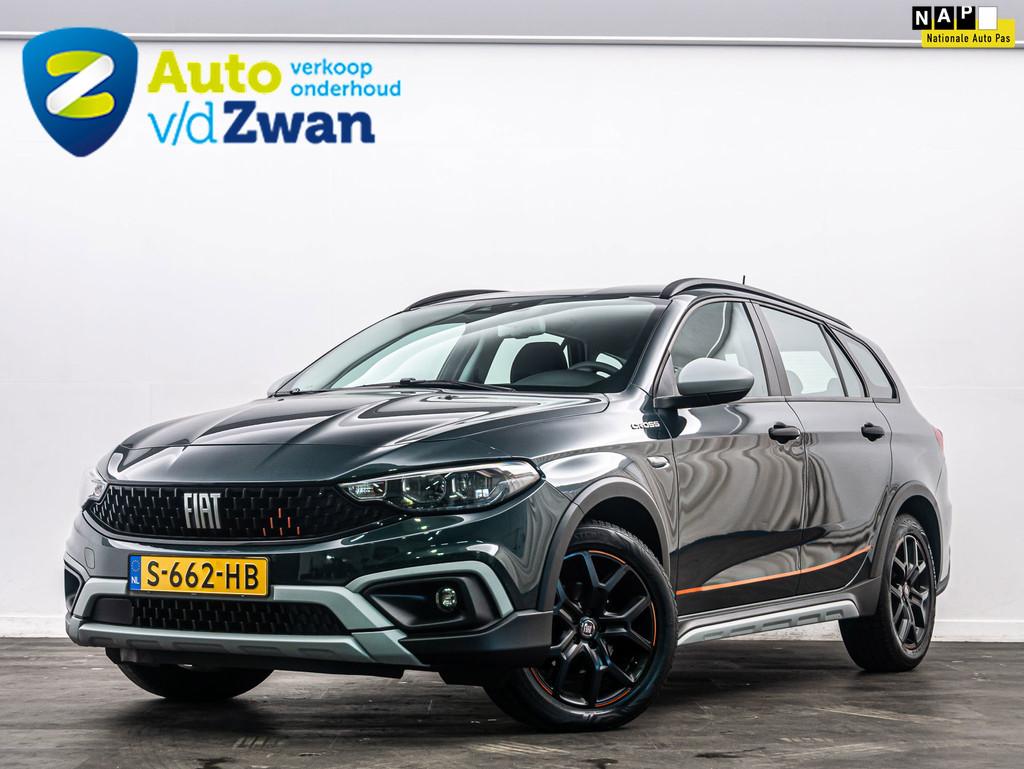 Fiat Tipo Stationwagon Cross 1.5 Hybrid Garmin Camera/Acc, Stof, Gebruikt, 4 cilinders, Origineel Nederlands