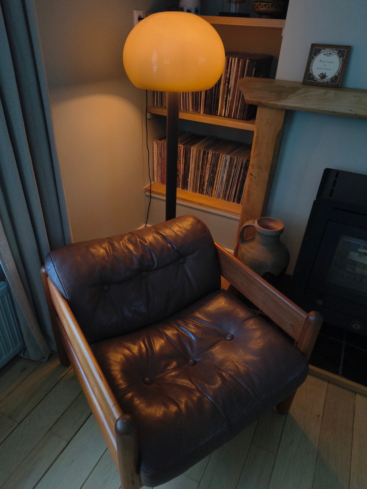 Illum Wikkelsø Model 380 - fauteuil, Huis en Inrichting, Ophalen of Verzenden, 75 tot 100 cm, Eenpersoons, Minder dan 150 cm