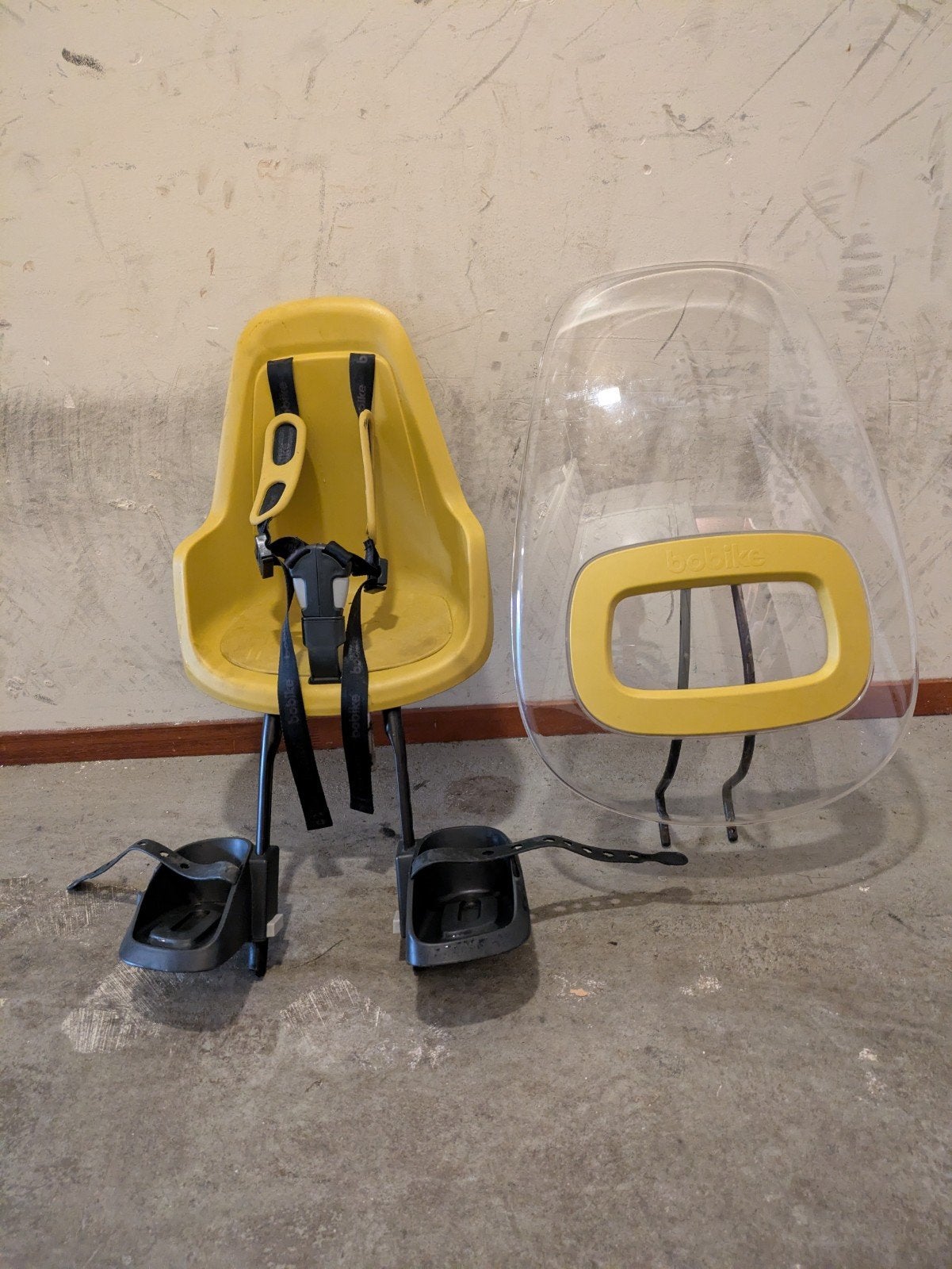 Bobike One Mini voorzitje - Mighty Mustard, Fietsen en Brommers, Ophalen, 0 t/m 18 kg, Voorzitje, Bobike
