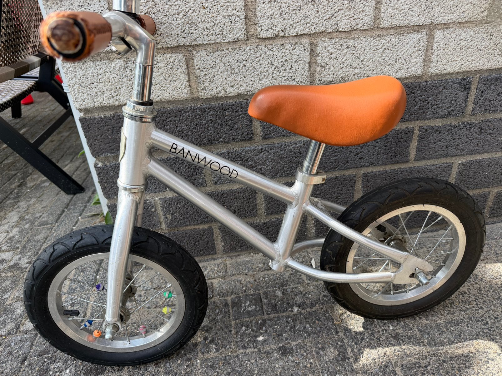 Banwood titanium loopfiets jongen meisje, Kinderen en Baby's, Ophalen, Zo goed als nieuw, Loopfiets