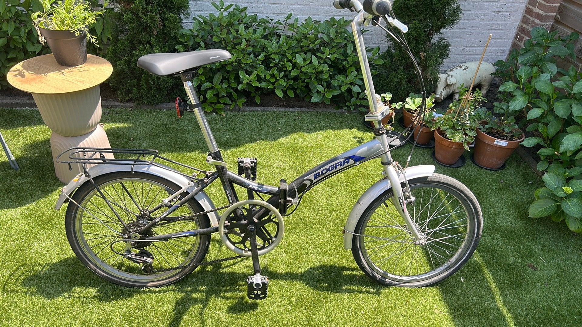 Vouwfiets bogra, Fietsen en Brommers, Fietsen | Vouwfietsen, Ophalen of Verzenden, Gebruikt, Versnellingen