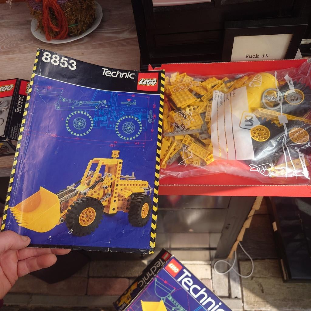 Lego Technic sets 8853 en 8700 compleet met dozen en boekjes, Ophalen of Verzenden, Gebruikt, Lego