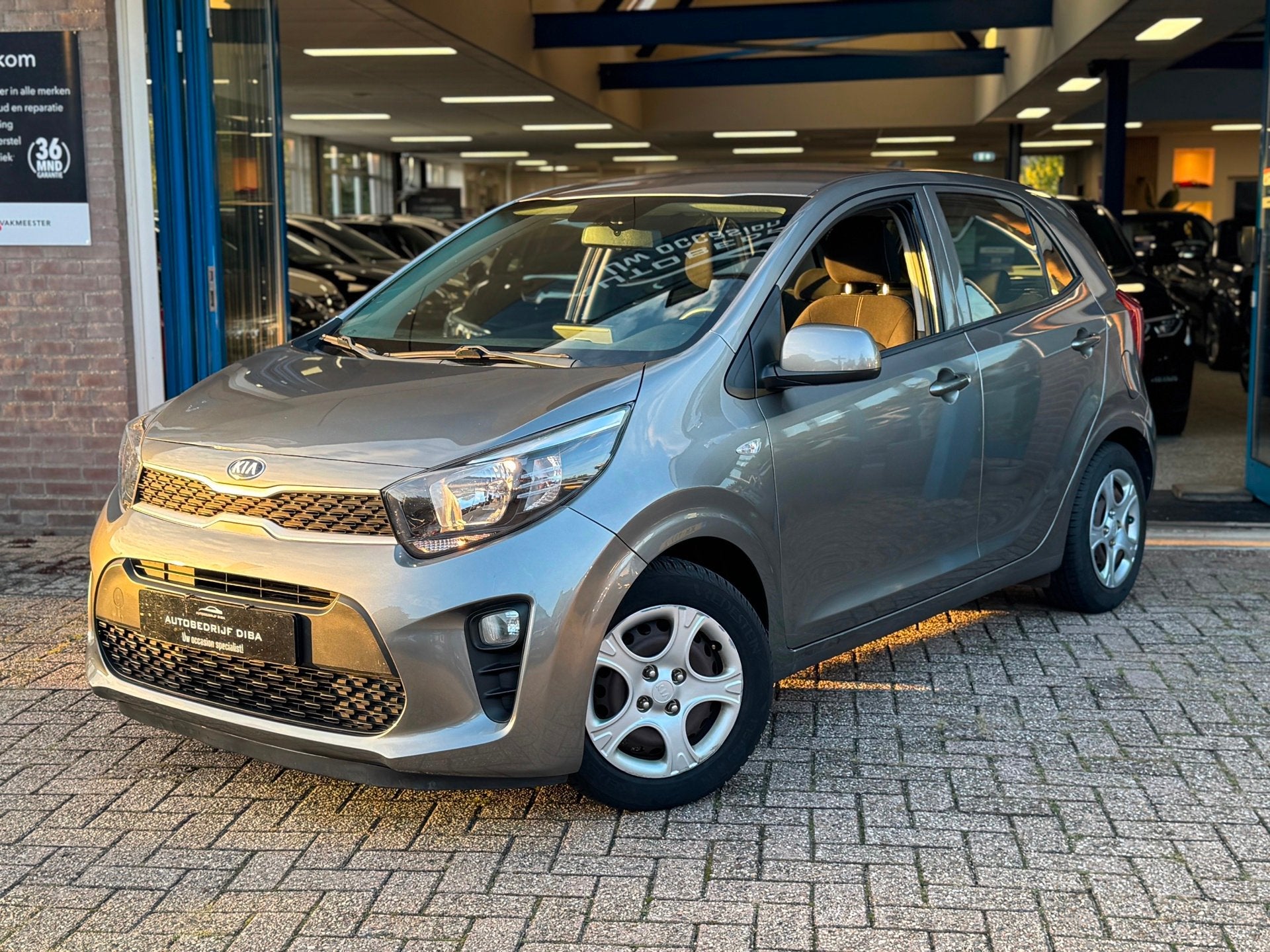 Kia Picanto 1.0 MPi ComfortPlusLine 2019 CARPLAY CARPLAY NAP, Auto's, Voorwielaandrijving, Dealer onderhouden, Stof, Gebruikt