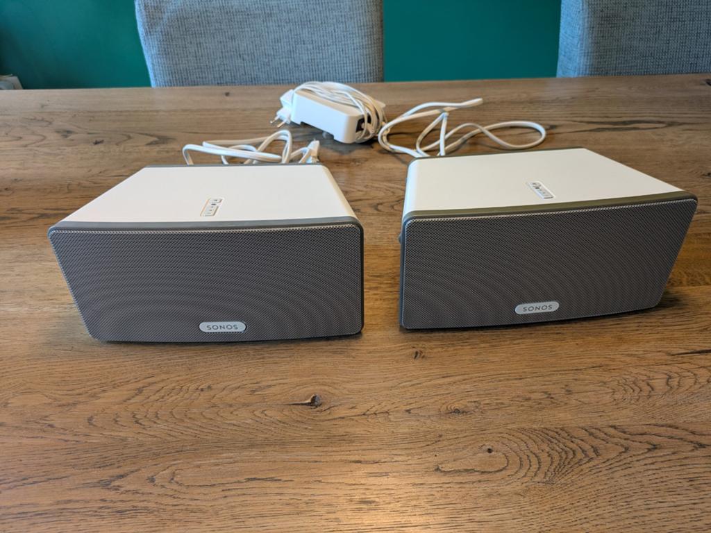 Sonos Play:3 - speakers (set van 2), Audio, Tv en Foto, Luidsprekers, Gebruikt, Ophalen of Verzenden, Sonos, Minder dan 60 watt