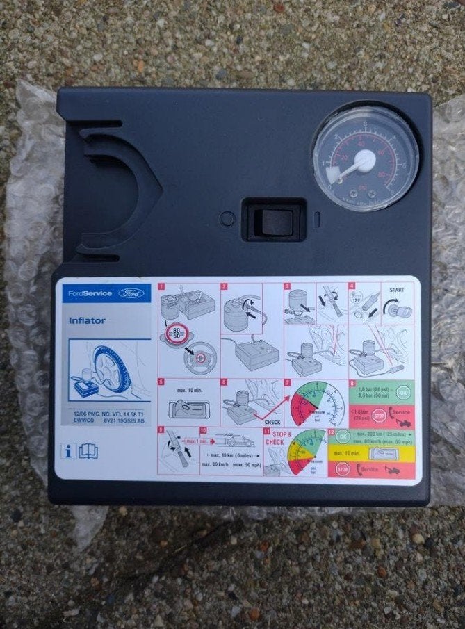 12V Compressor., Ophalen