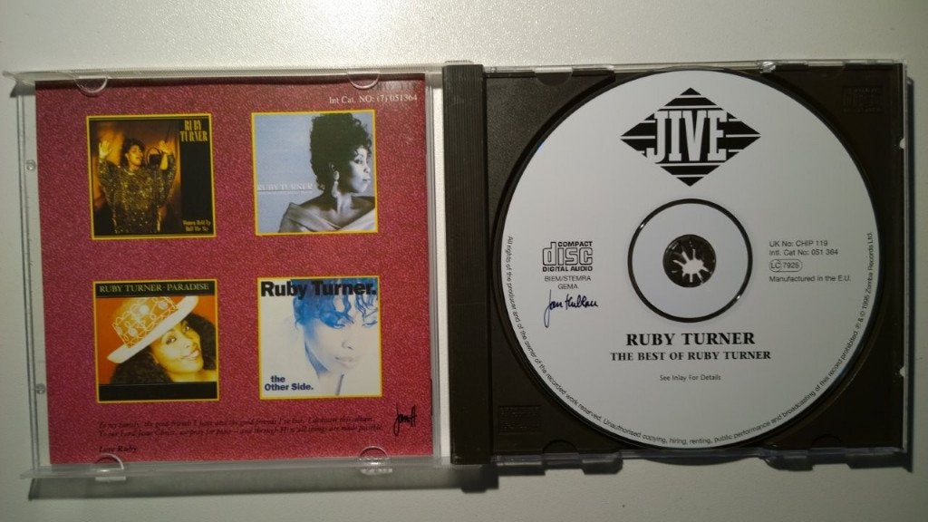 Ruby Turner - The Best Of Ruby Turner, Ophalen of Verzenden, Zo goed als nieuw, Soul, Album