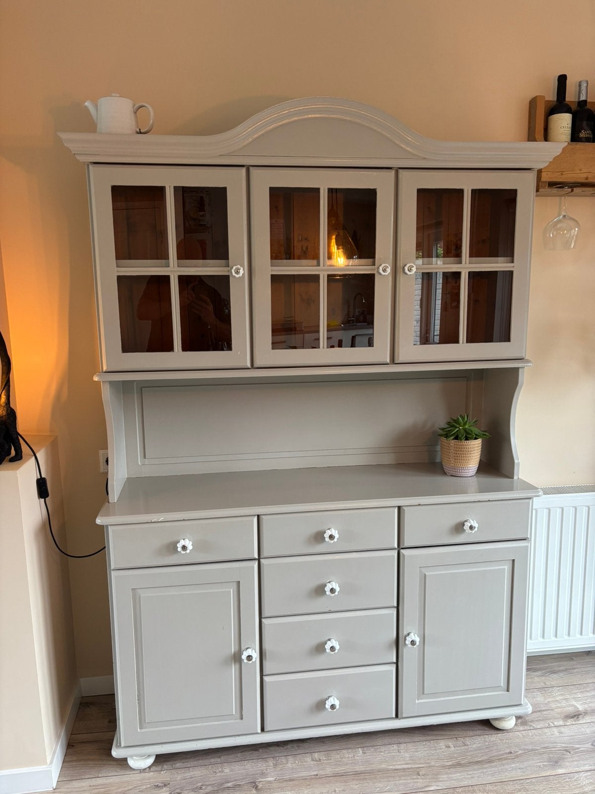 Buffetkast, Huis en Inrichting, Kasten | Buffetkasten, Ophalen, 200 cm of meer, 25 tot 50 cm, Metaal