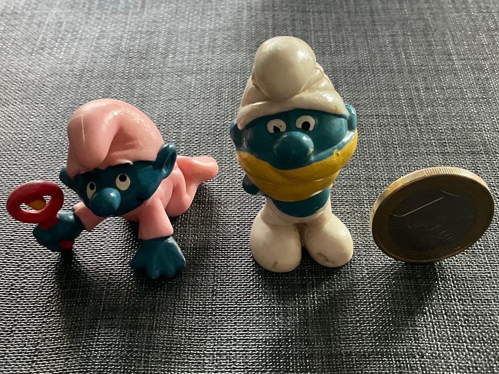 Wintersmurf en de Roze Babysmurf, Ophalen, Zo goed als nieuw, Verschillende Smurfen, Poppetje, Figuurtje of Knuffel