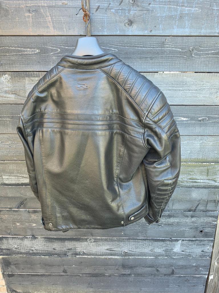 Richa Daytona II Leren Motorjas - Zwart, Motoren, Kleding | Motorkleding, Ophalen, Heren, Jas | leer, Richa