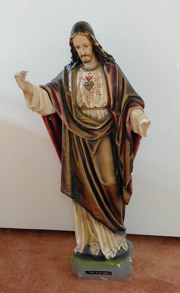 Christusbeeld, 67 cm hoog., Ophalen, Gebruikt, Beeld(je)