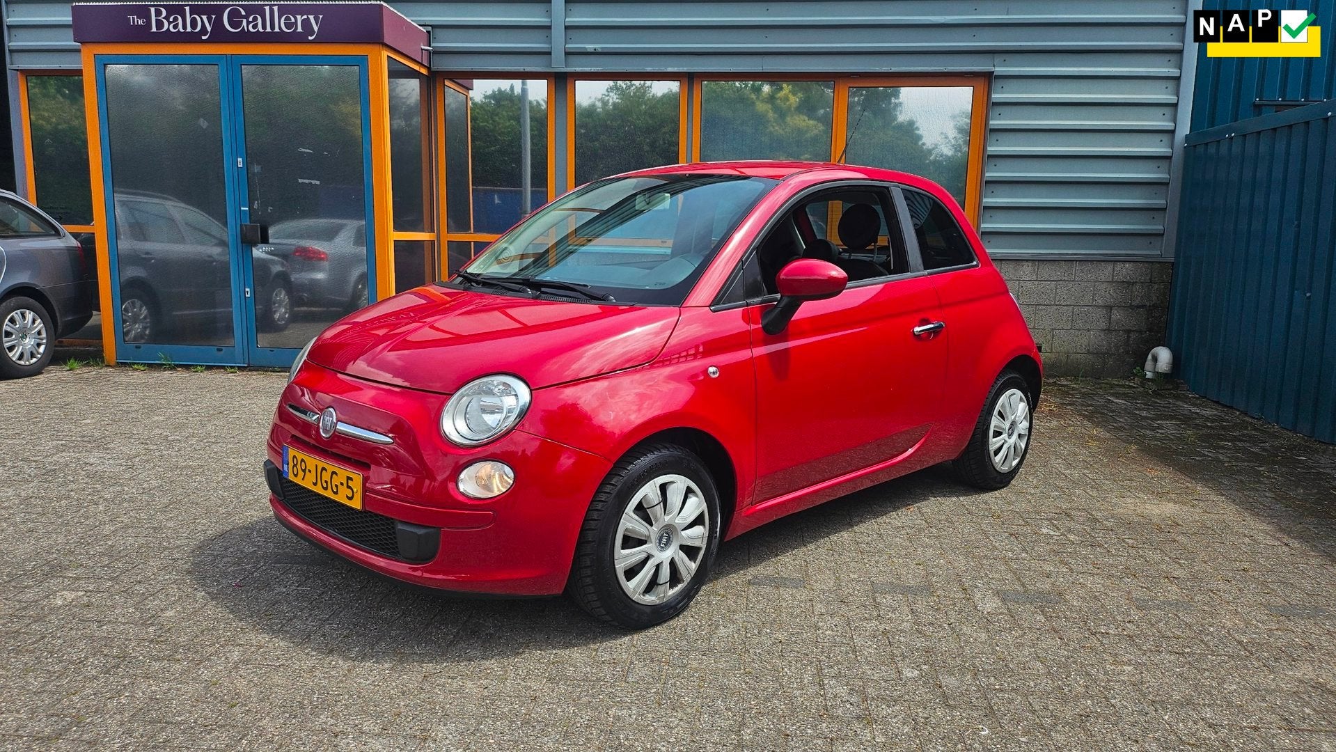 Fiat 500 1.2 Pop 122688 KM Nieuwe Apk, Euro 5, Stof, Gebruikt, 1242 cc