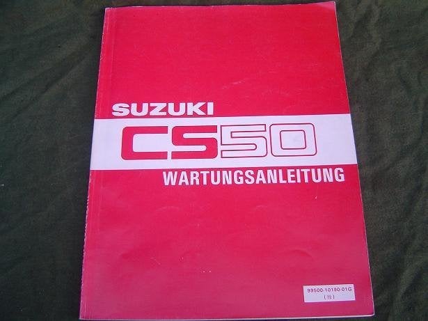Suzuki CS50  1983 Roller wartungsanleitung werkplaatsboek, Fietsen en Brommers, Ophalen of Verzenden, Gebruikt