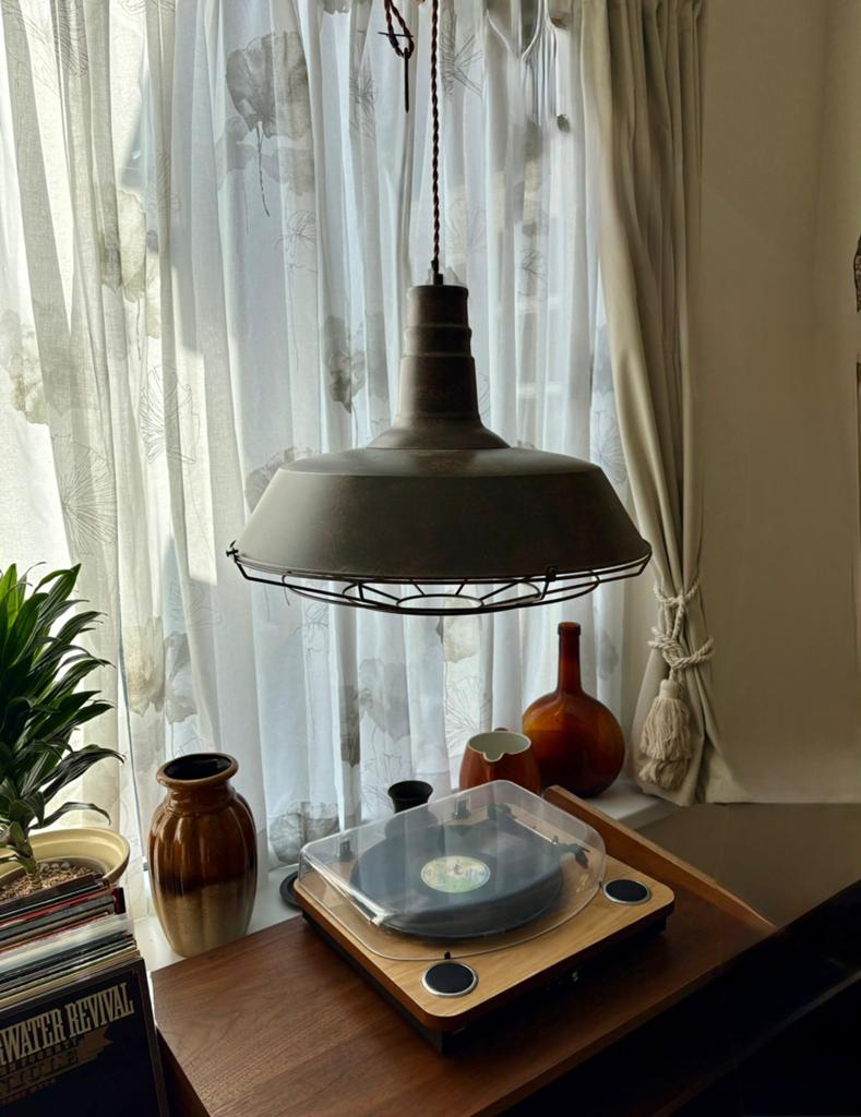 Industriele hanglamp, Antiek en Kunst, Ophalen of Verzenden