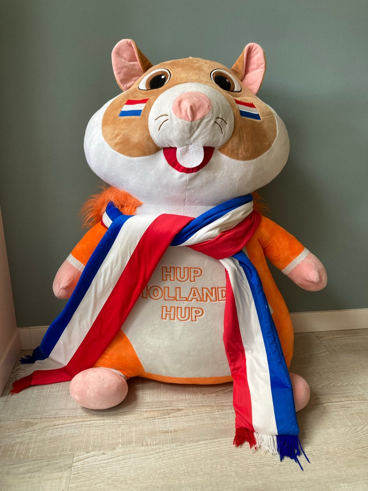 Grote Albert Heijn Juich Hamster - Hup Holland Hup, Ophalen, Oranje, Albert Heijn, Hamster