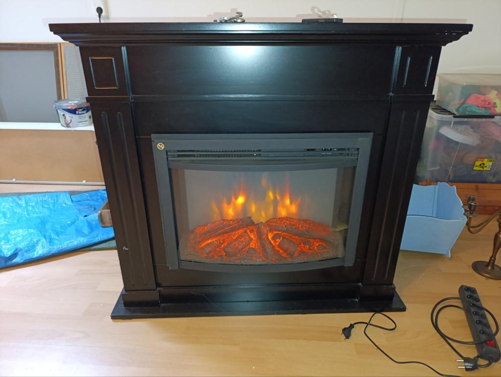 Elektrische sfeerhaard met afstandsbediening, Huis en Inrichting, Ophalen of Verzenden, Zo goed als nieuw, Vrijstaande haard, Elektrische haard