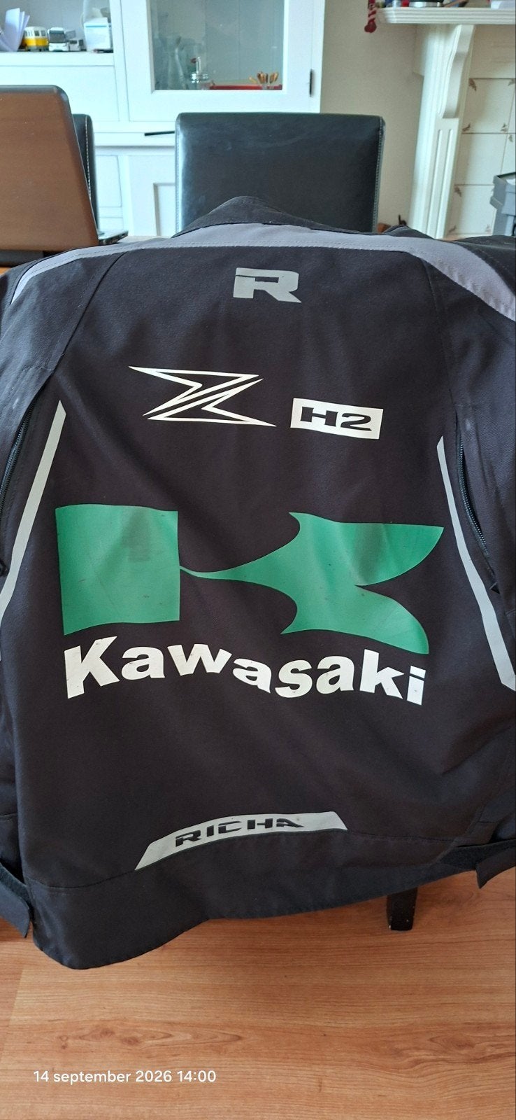 Richa Kawasaki ZH2 Motorjack, Motoren, Jas | textiel, Heren, Ophalen of Verzenden, Richa