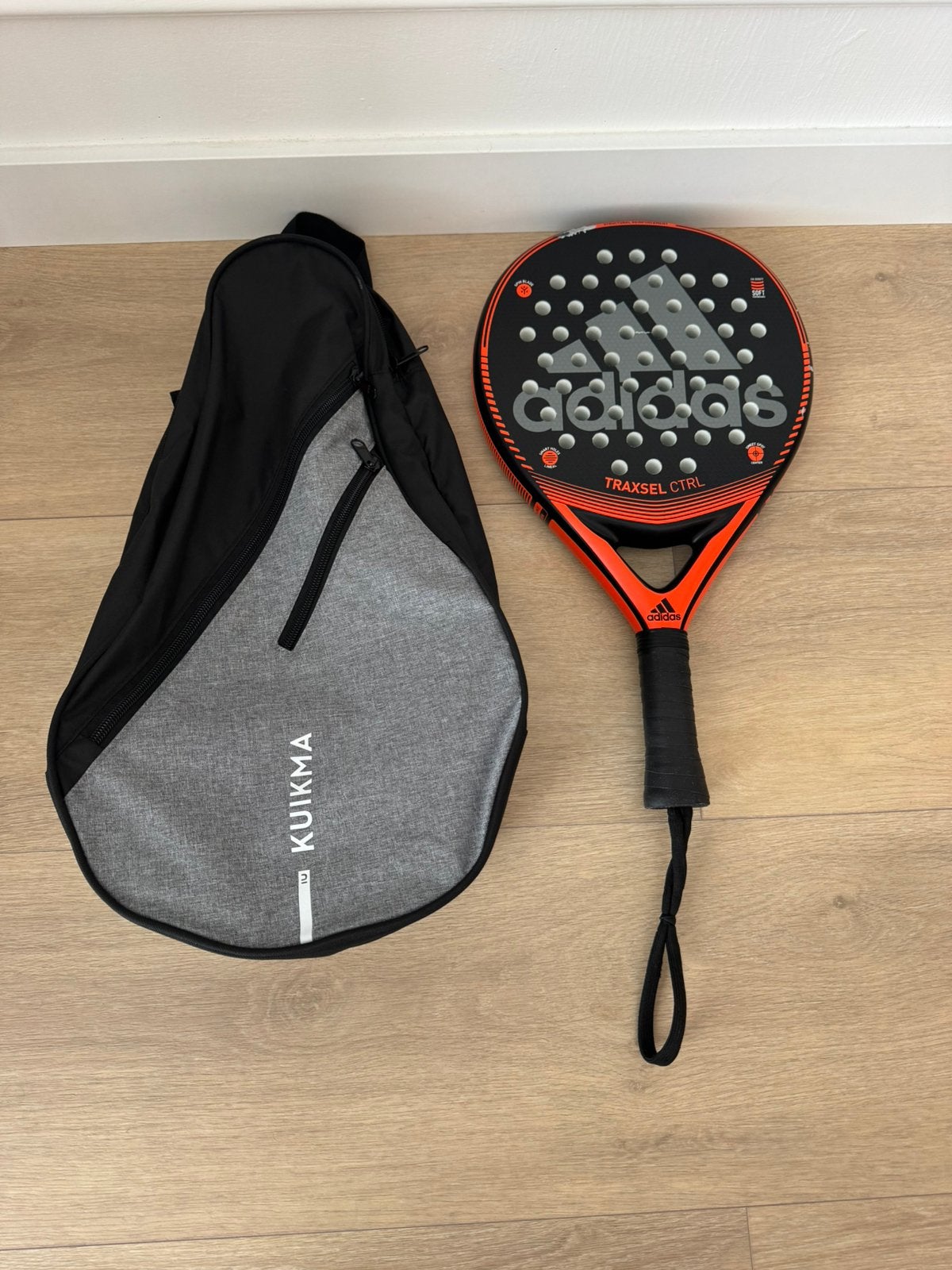 Padelracket Adidas Traxsel CTRL (incl. padelrugzak), Sport en Fitness, Ophalen, Gebruikt, Padelracket