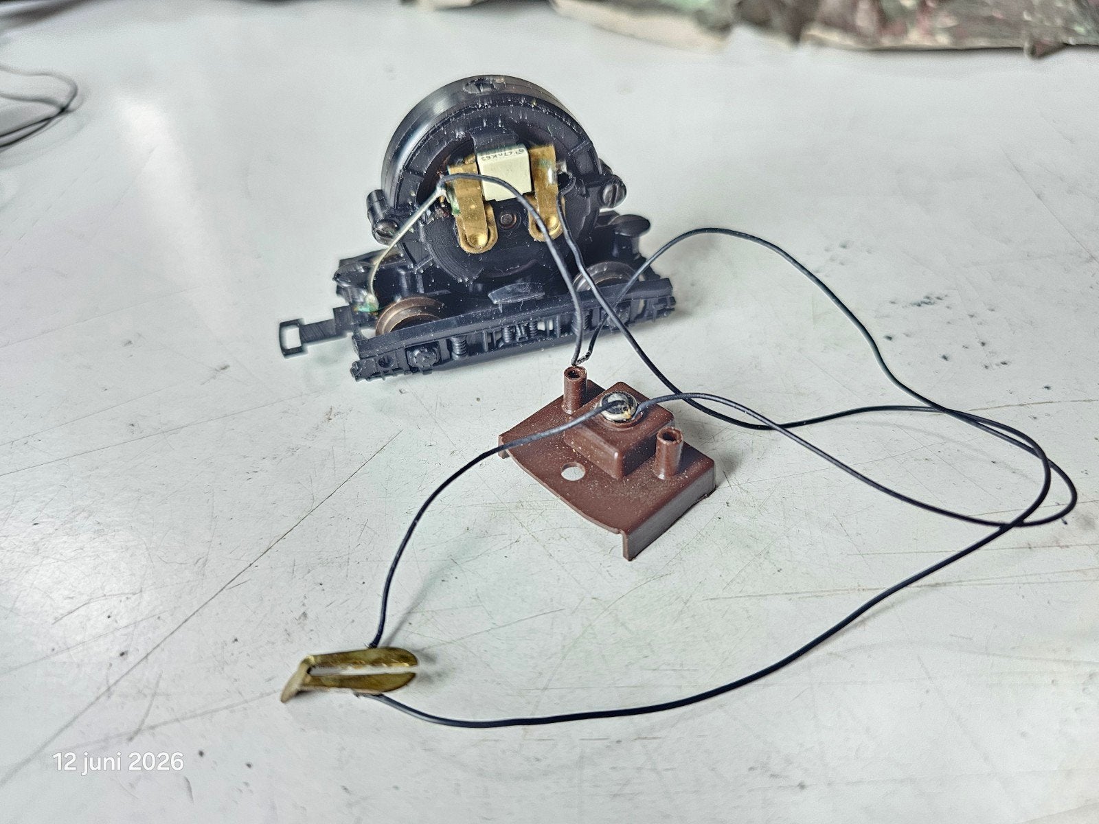 Modeltrein Ho lima motor met armatuur voor verlichting, Ophalen of Verzenden, Gelijkstroom, Locomotief, Lima
