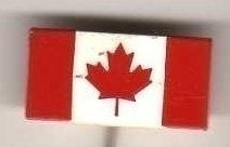 Speldje VLAG CANADA MAPLE LEAF (A8), Verzamelen, Ophalen of Verzenden, Gebruikt, Overige onderwerpen