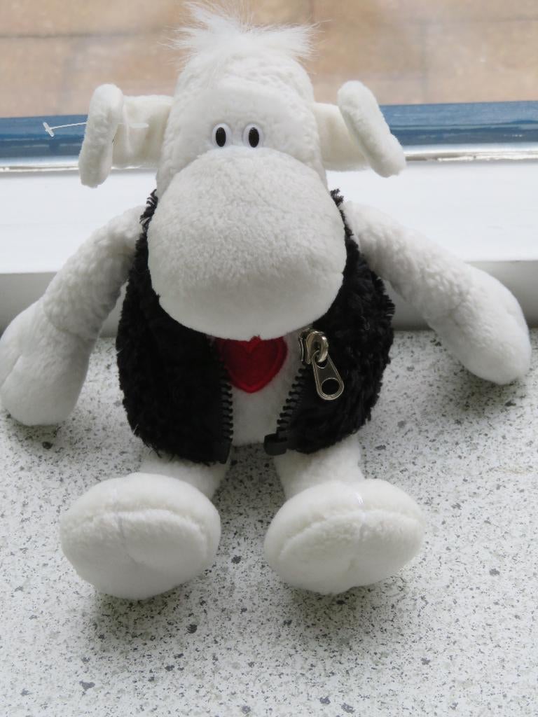 Wit Schaapje of schaap merk Sheepworld Nici AG zwart jasje, Ophalen of Verzenden, Nieuw, Overige typen