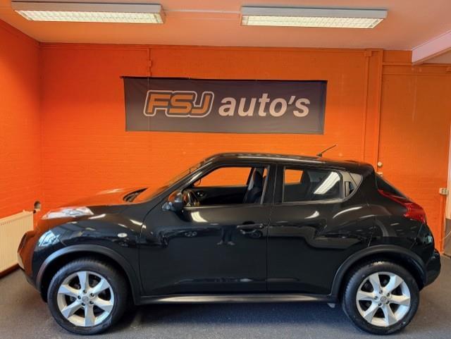 Nissan Juke 1.6 / ACENTA-ECO / AIRCO / TOPSTAAT!, Auto's, Nissan, Voorwielaandrijving, Euro 5, Stof, Zwart