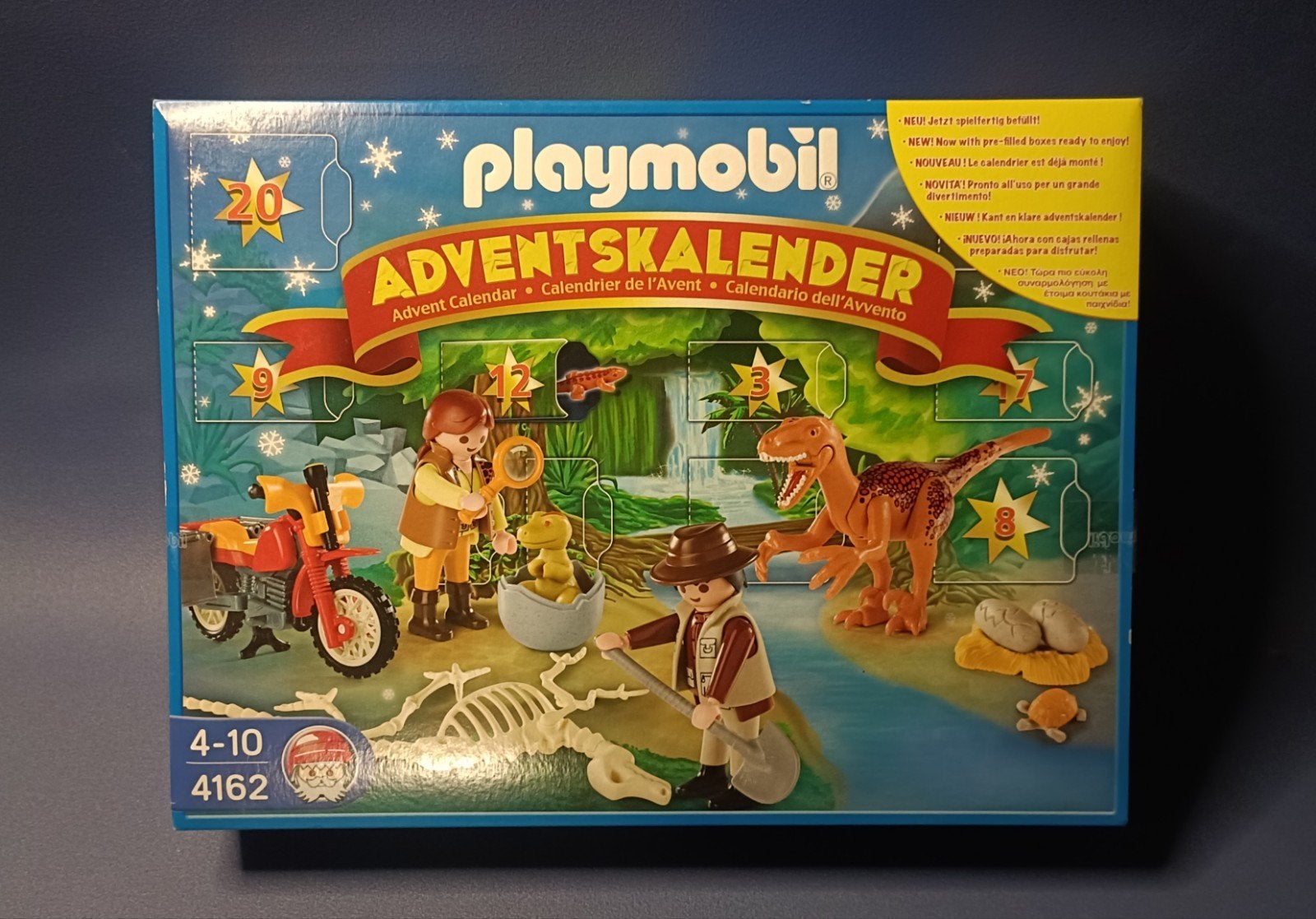 Playmobil 4162 Dino Adventkalender NIEUW, Ophalen of Verzenden, Nieuw