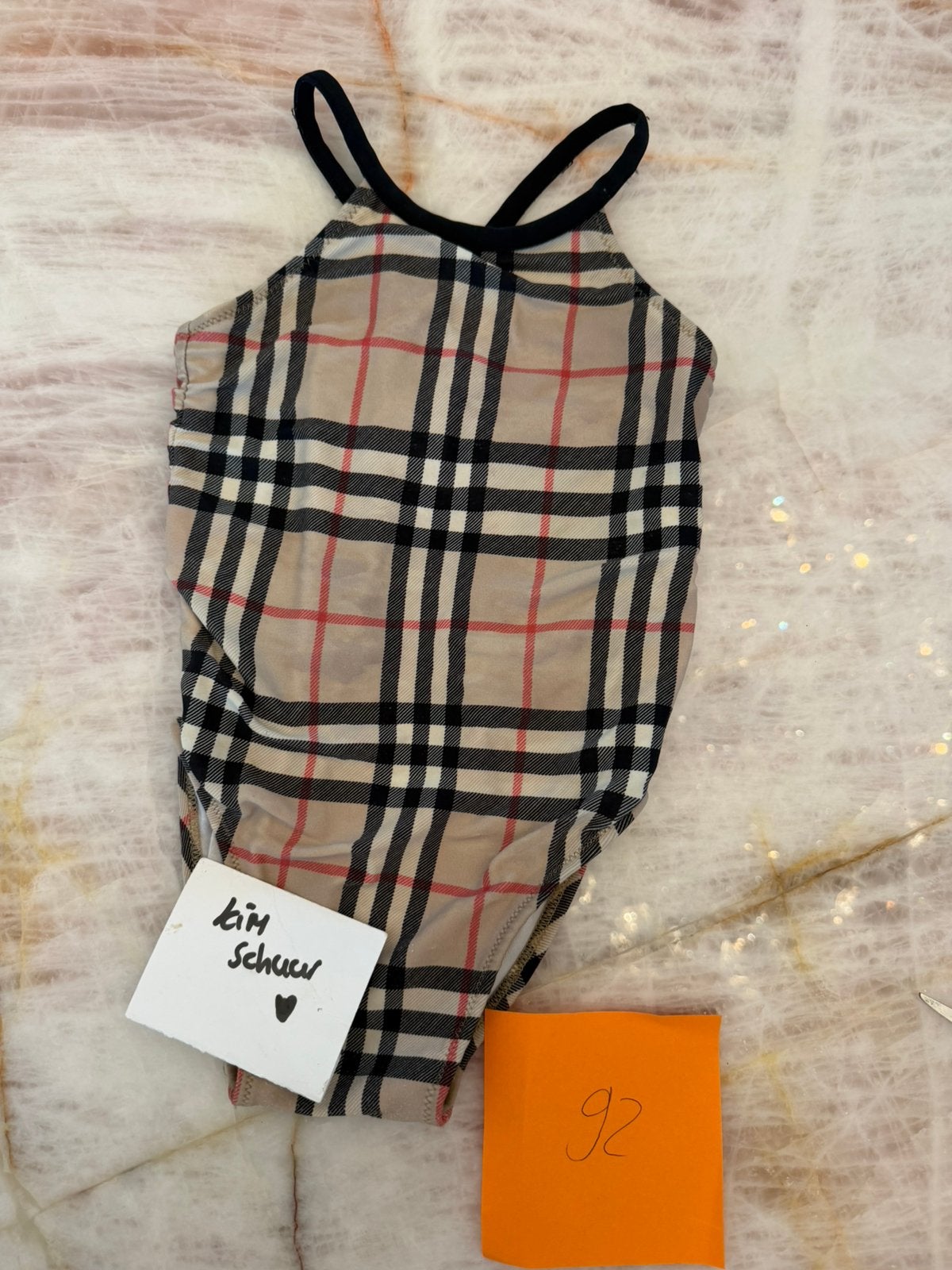 Originele badpak 86/92 burberry, Meisje, Badpak, Ophalen of Verzenden, Zo goed als nieuw