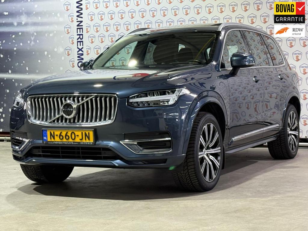 Volvo XC90 2.0 T8 Recharge AWD Inscription Exclusive |Pano|H, 12 maanden, Gebruikt, 4 cilinders, Blauw