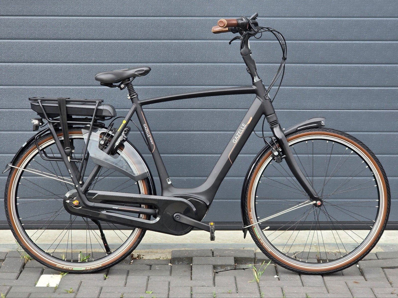 Gazelle orange c8 elektrische herenfiets, Ophalen, Zo goed als nieuw, Gazelle, Versnellingen