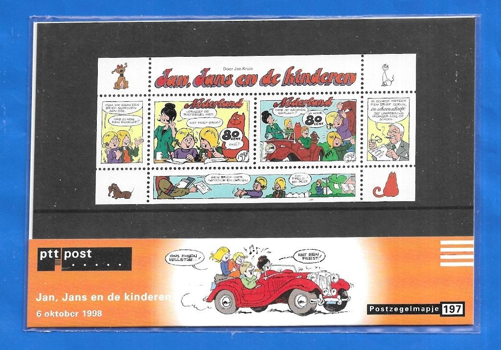 Postzegelmapje 197 - Jan, Jans en de Kinderen 1998, Verzenden, Na 1940, Postfris