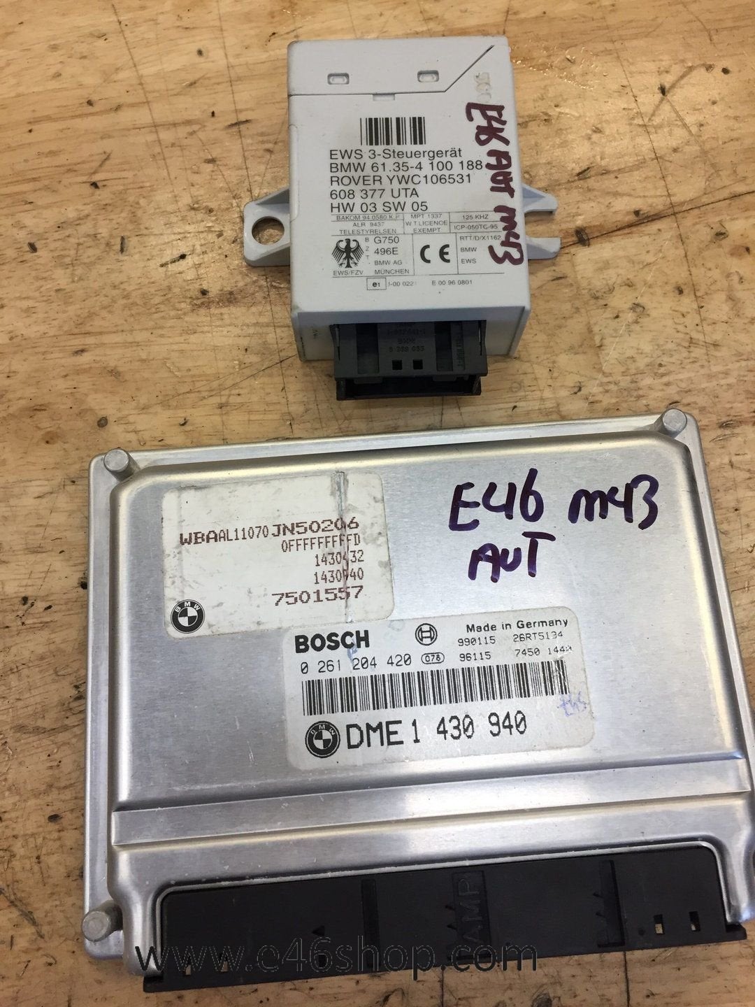 ECU DME BMW E46 318 AUTMOMAAT i m43 motor oe 1430940, Auto-onderdelen, Gebruikt, -, -, Ophalen of Verzenden