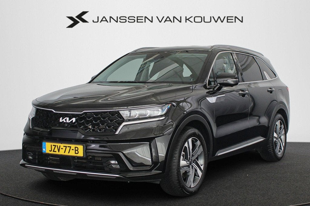 Kia Sorento 1.6 T-GDI Plug-in Hybrid 4WD DynamicLine Trekhaa, Auto's, Kia, 14 kWh, Euro 6, 4 cilinders, Zwart