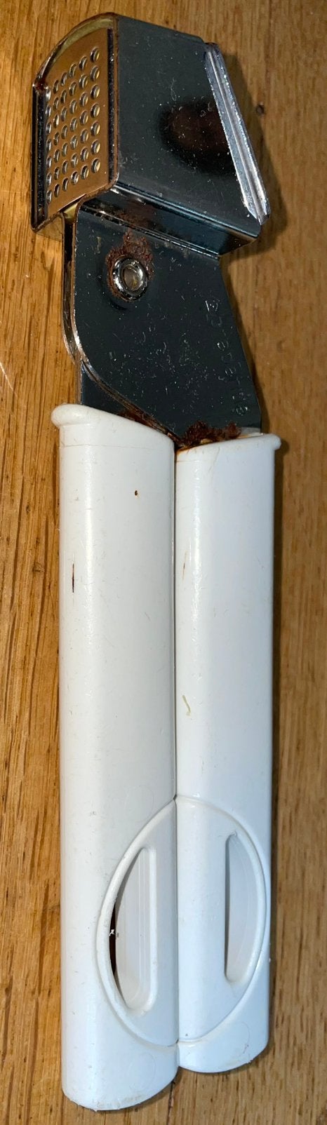 Brabantia Knoflookpers Wit en Metaal knoflook pers, Ophalen of Verzenden, Zo goed als nieuw