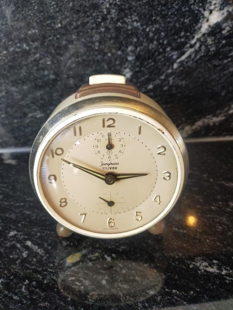 Oude Junghans Trivox wekker, Ophalen of Verzenden