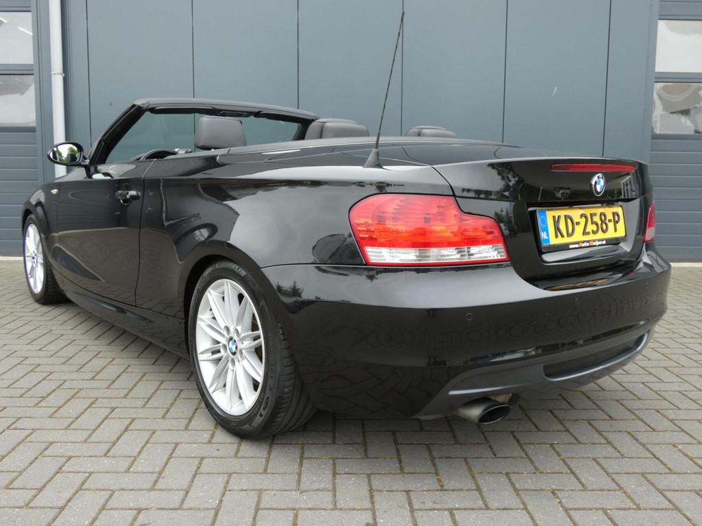 BMW 1-serie Cabrio 118I Executive | M-Sport | NAVI | LEDER |, Auto's, 1-Serie, Euro 5, Zwart, Cabriolet