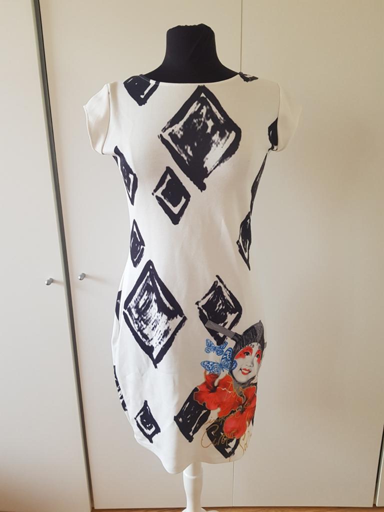 Desigual x Cirque du Soleil Jurk – maat M, Maat 38/40 (M), Wit, Ophalen of Verzenden, Zo goed als nieuw